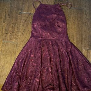 Maroon Dress